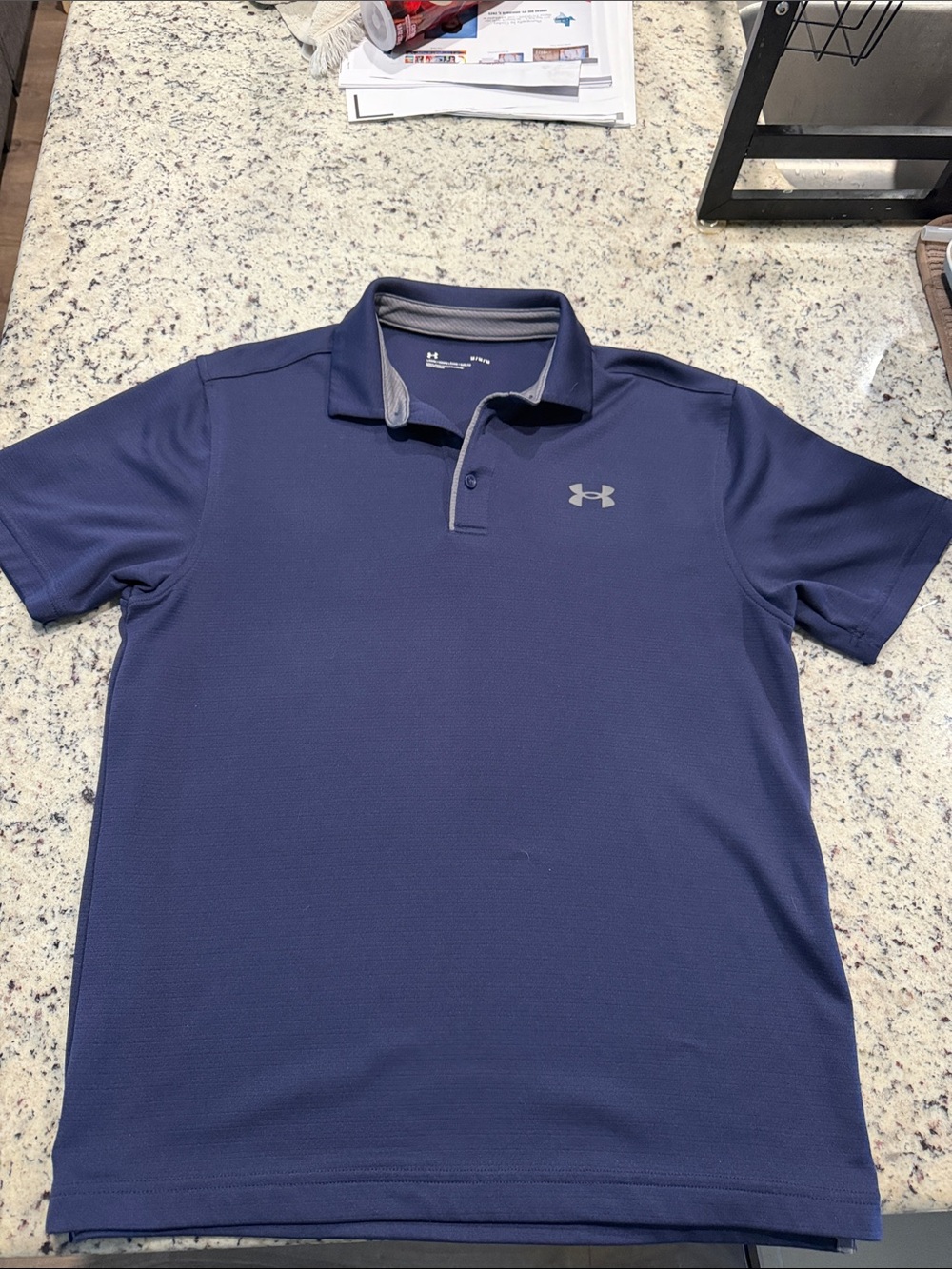 Under Armour Men’s Navy Blue Performance Polo